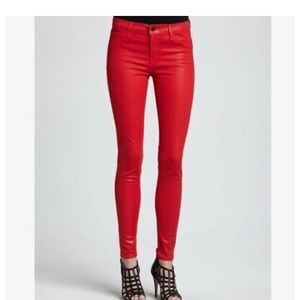 J Brand super skinny coated 27